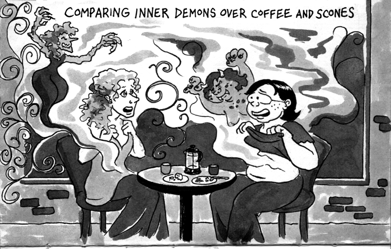 If you haven’t read Lynda Barry’s “100 Demons,” check it out!